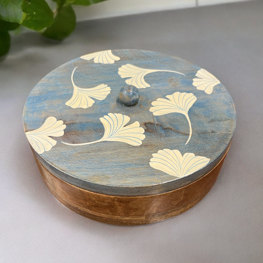 Blue Floral Masala Box