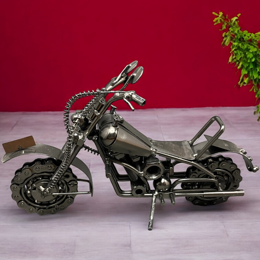 Metal Motorcycle Showpiece