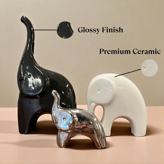 Modern Elephant Decor Set
