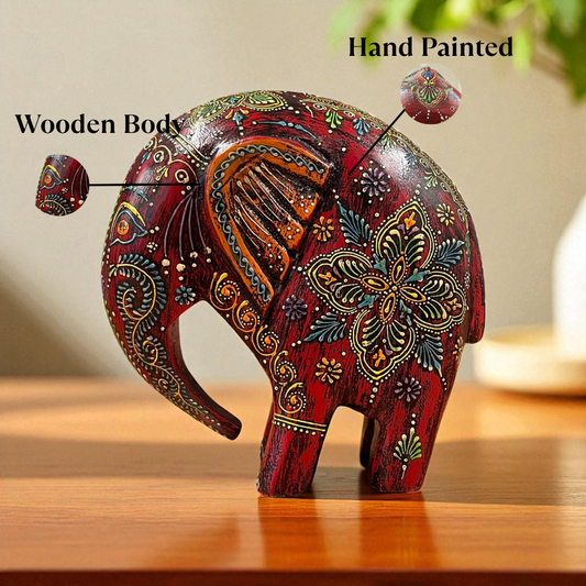 Swayed Elephant - Red