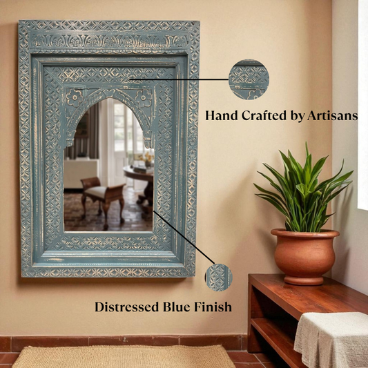 Mehr Blue Arch Mirror