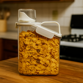 Food storage container with spout lid