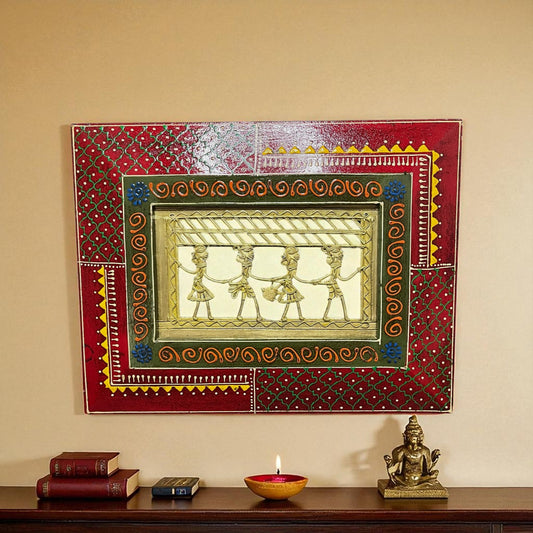 Triabal Wall Art - Red