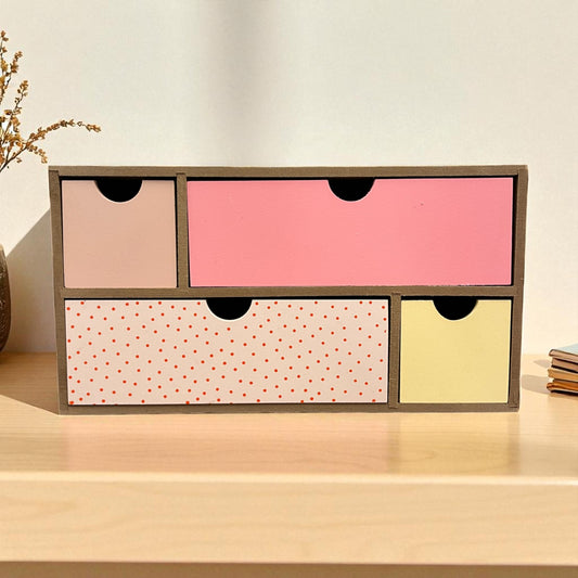Wooden Multi-Drawer Storage Box