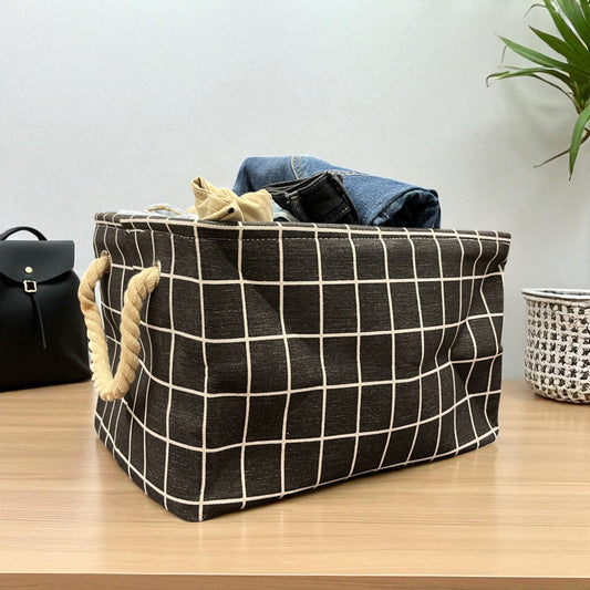 Plaid Storage Organizer