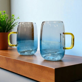 Gradient Glass Mug Set