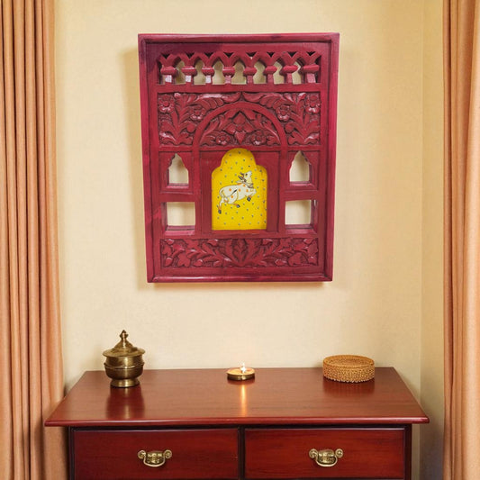 Royal Rajasthani Cow Mirror