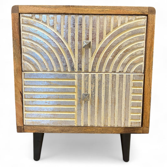 Art Deco Metallic Cabinet