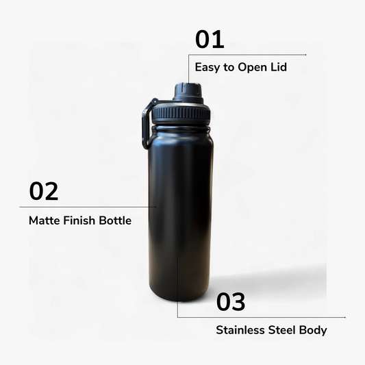 Stainless Steel Water Bottle - 850 ML