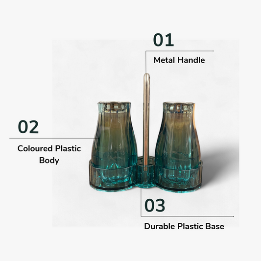 Green Salt and Pepper Shaker