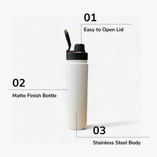 Sporty Stainless Steel Bottle