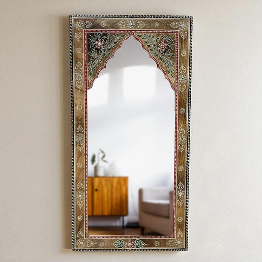 Arch Hand Painted Wall Mirror