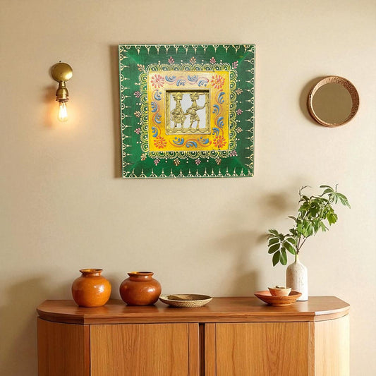 Tribal Wall Art - Green