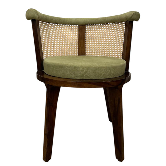 Pista Green Rattan Chair