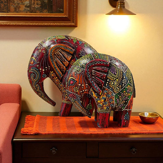 Swayed Elephant - Red