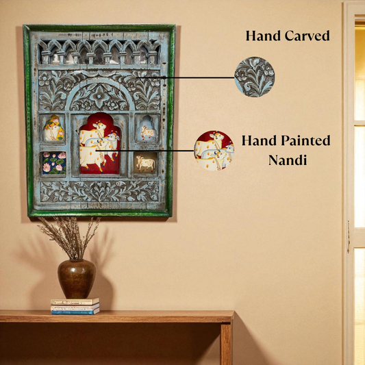 Nandi Wall Frame Blue