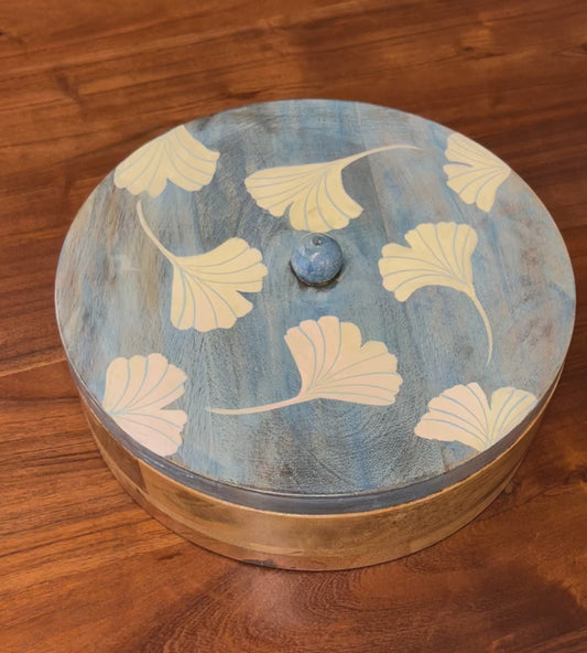 Blue Floral Masala Box
