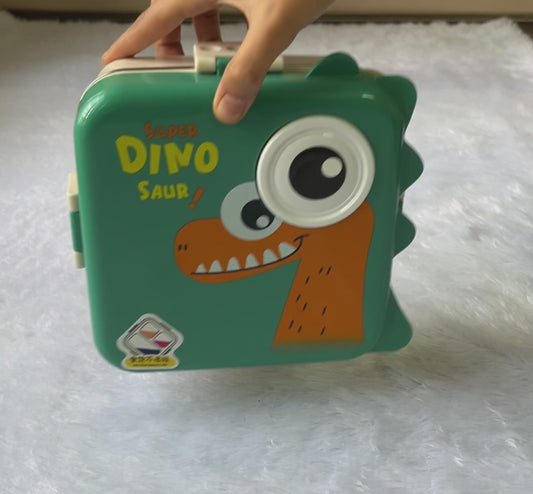 Dino Print Stainless Steel Lunchbox