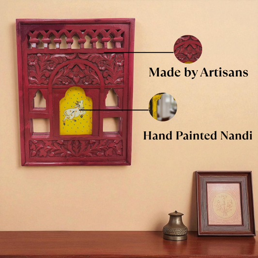 Royal Rajasthani Cow Mirror