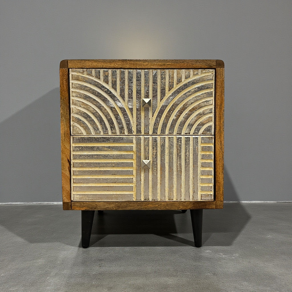 Art Deco Metallic Cabinet