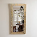 Nazaara Antique Gold Mirror with Stone Detailing – 3 Feet