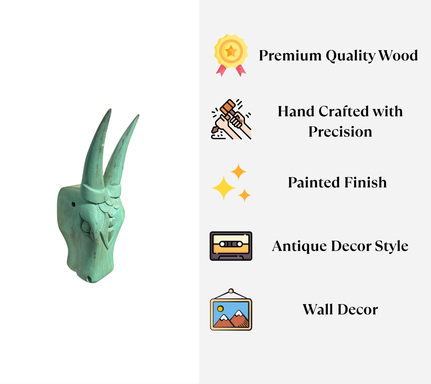 Cow Wall Mask Decor