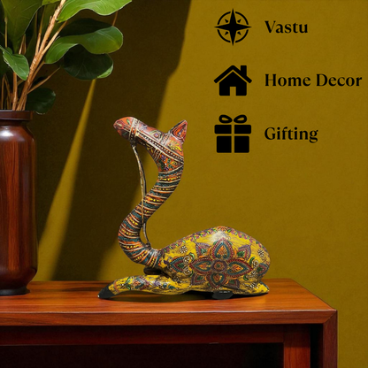 Hand Painted Decorative Camel Figurine - Big