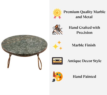 Green Marble Cake Stand