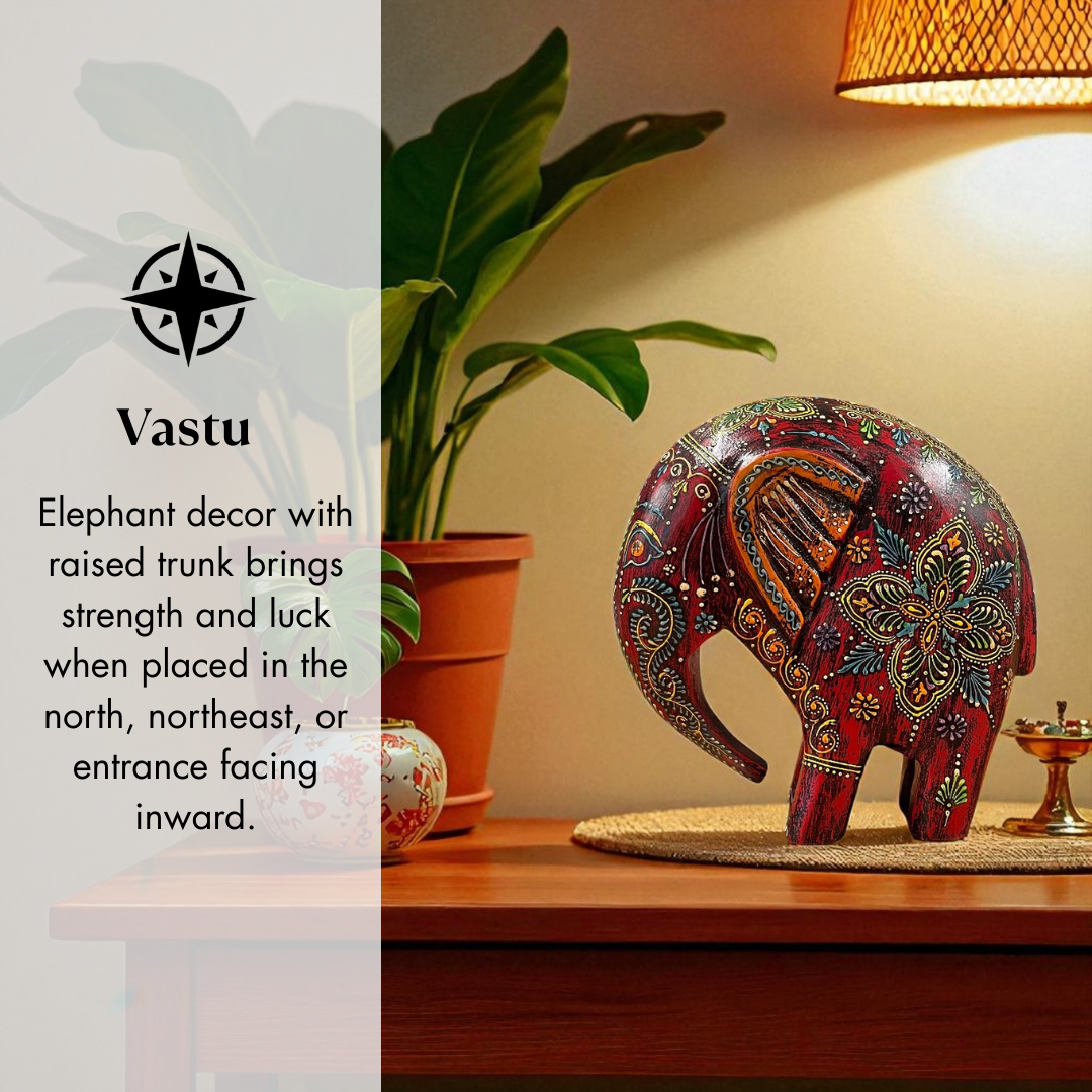 Swayed Elephant - Red