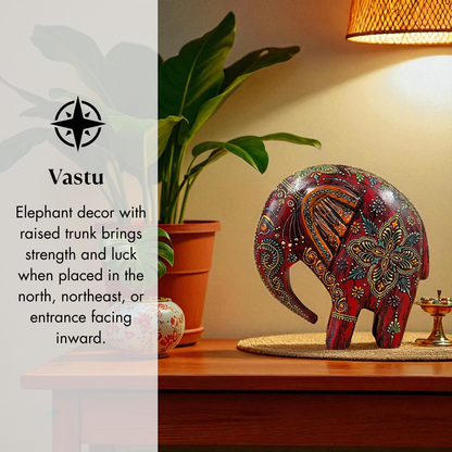 Swayed Elephant - Red