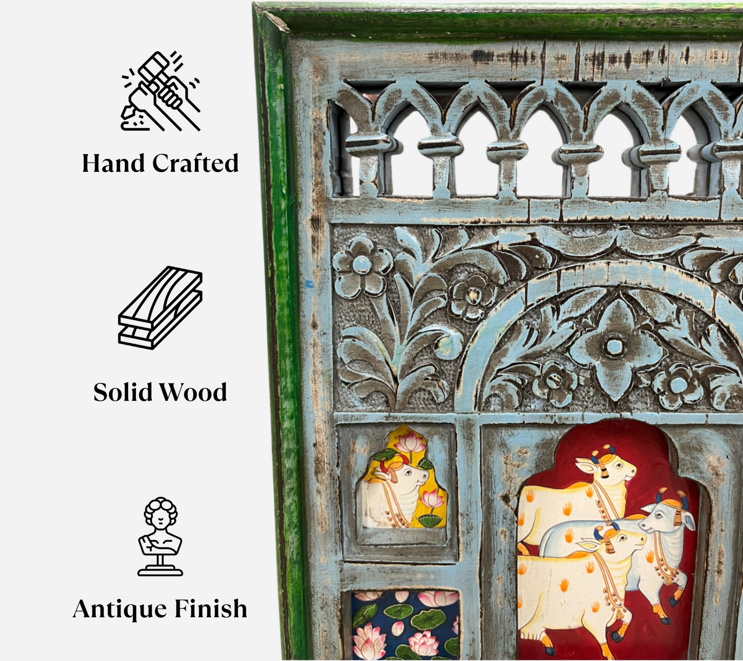 Nandi Wall Frame Blue