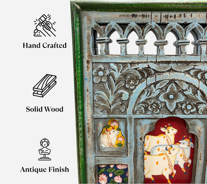 Nandi Wall Frame Blue