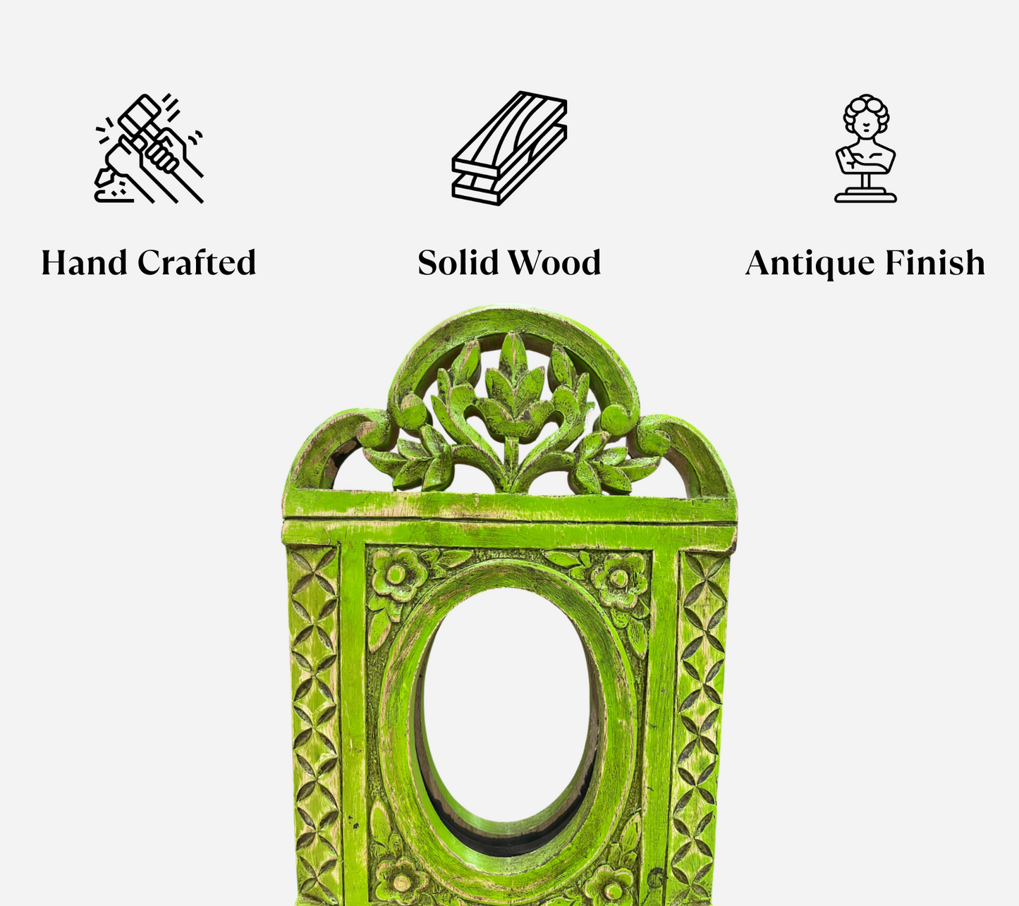Green Bloom Mirror