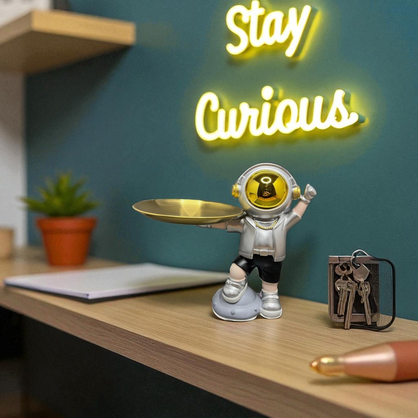 Astronaut Figurine Tray