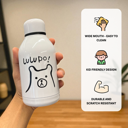 Lulupo Bear Insulated Thermos Bottle – 350ml