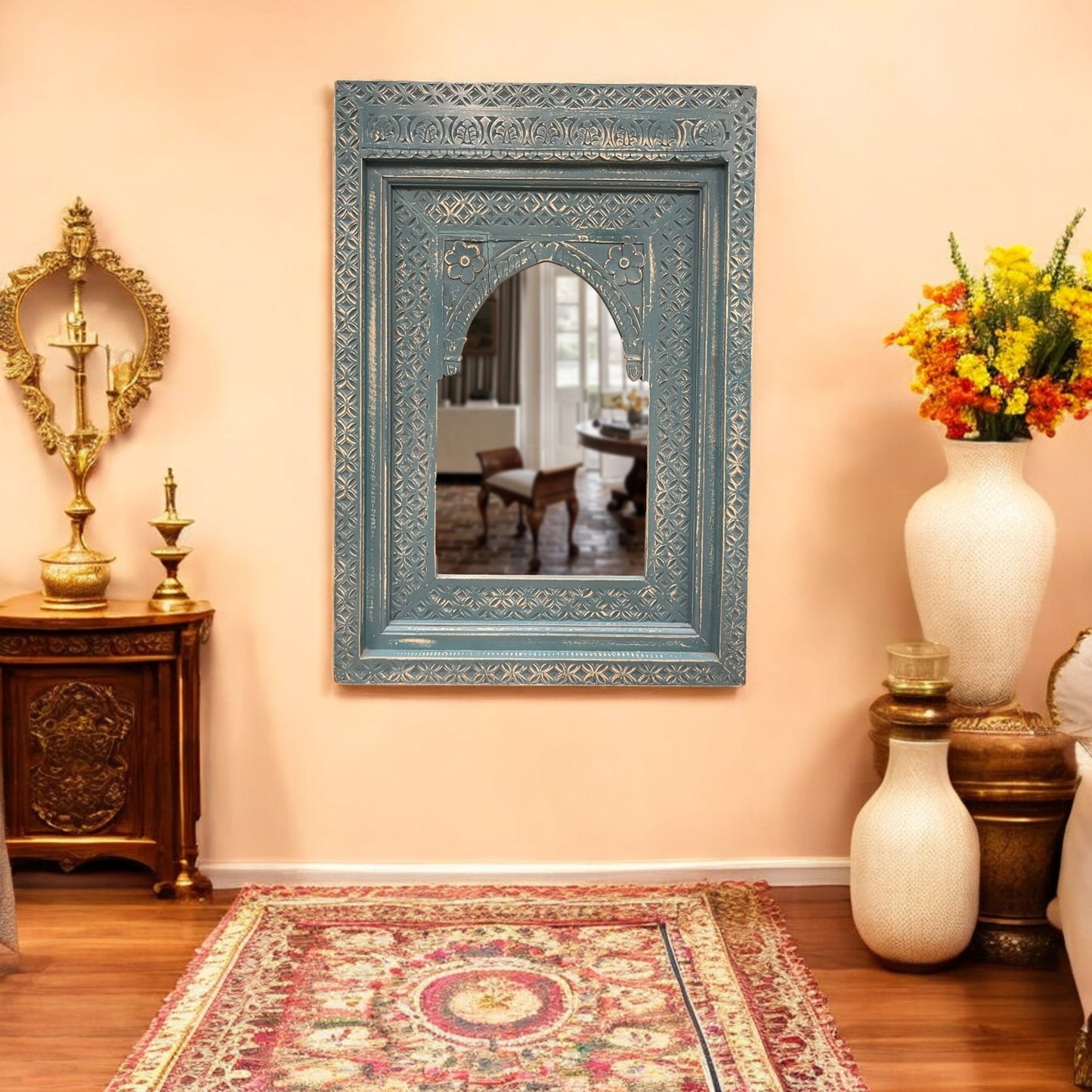 Mehr Blue Arch Mirror