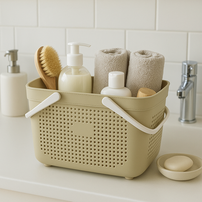 Multipurpose Vented Basket - Plastic Handle