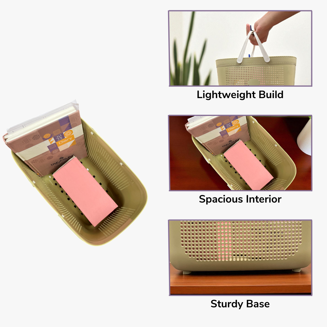 Multipurpose Vented Basket - Plastic Handle