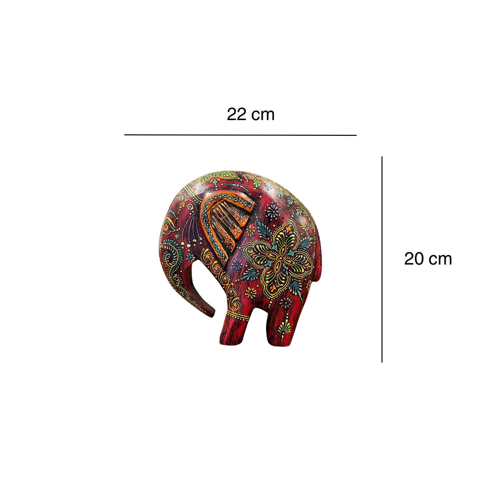 Swayed Elephant - Red