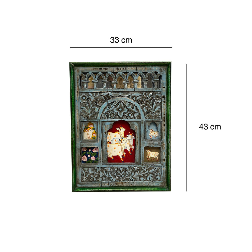 Nandi Wall Frame Blue