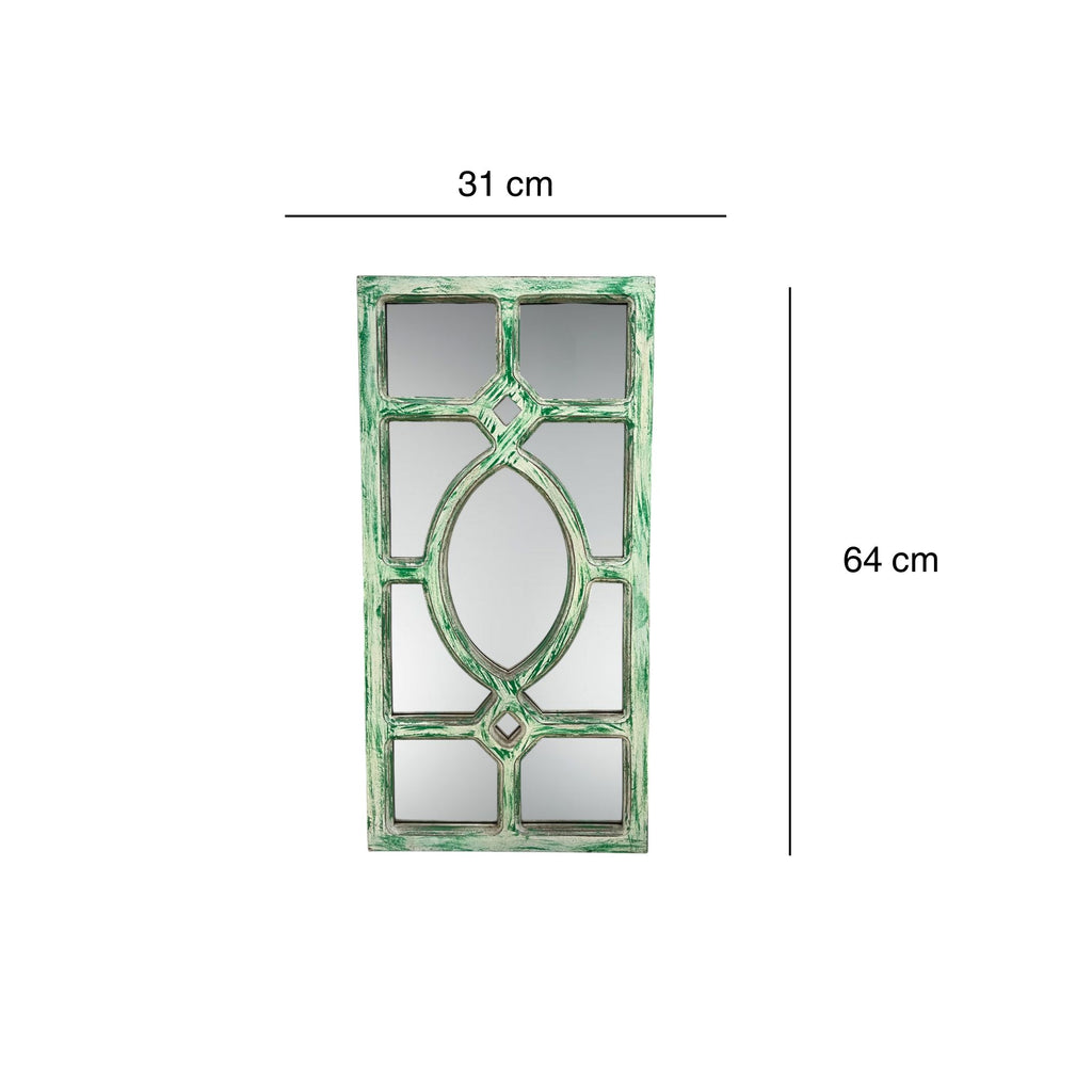 Green Jaali Mirror
