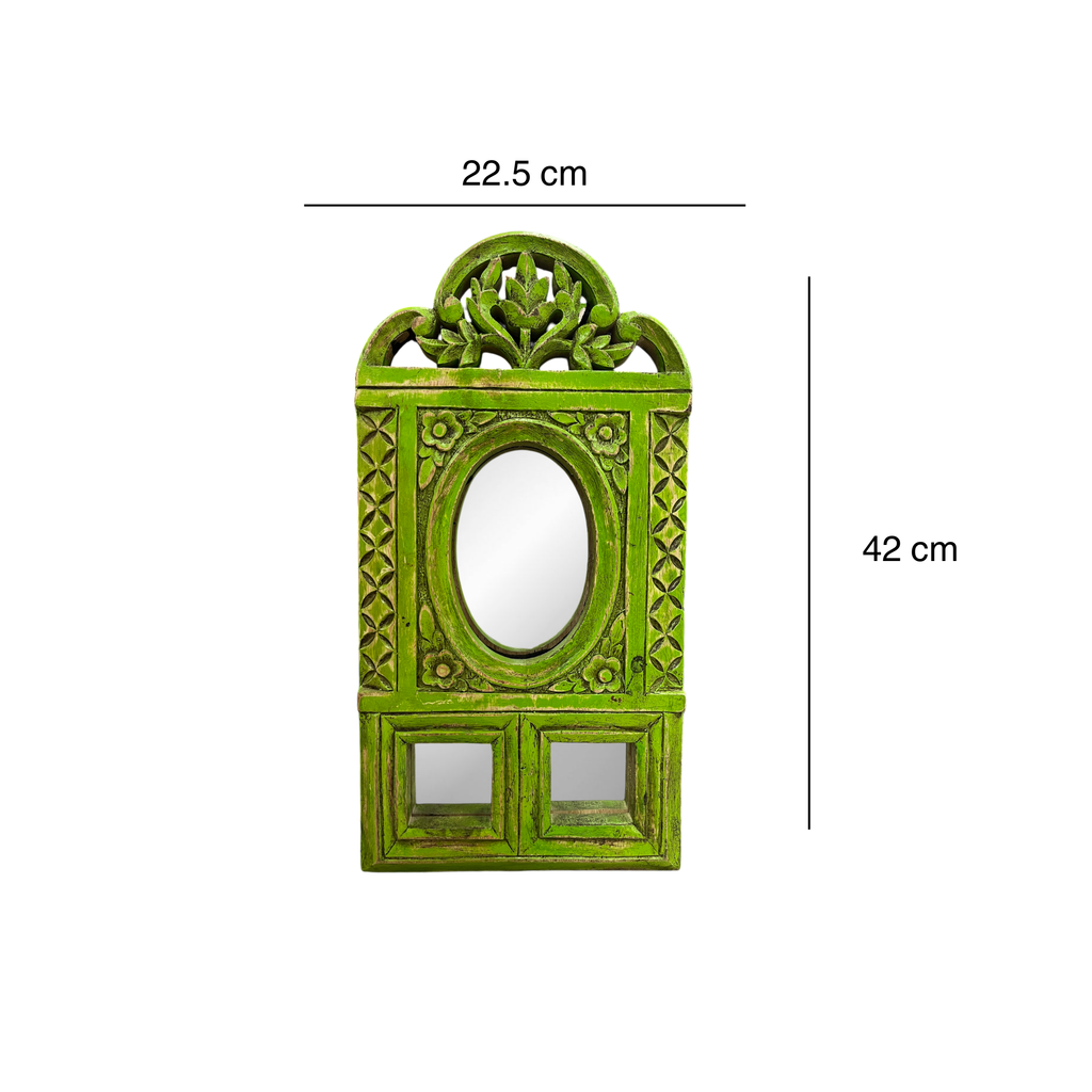 Green Bloom Mirror