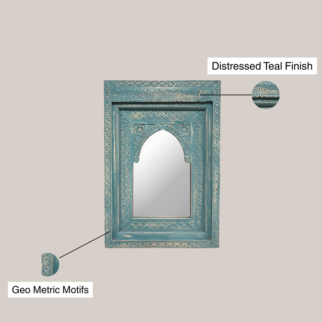 Mehr Blue Arch Mirror
