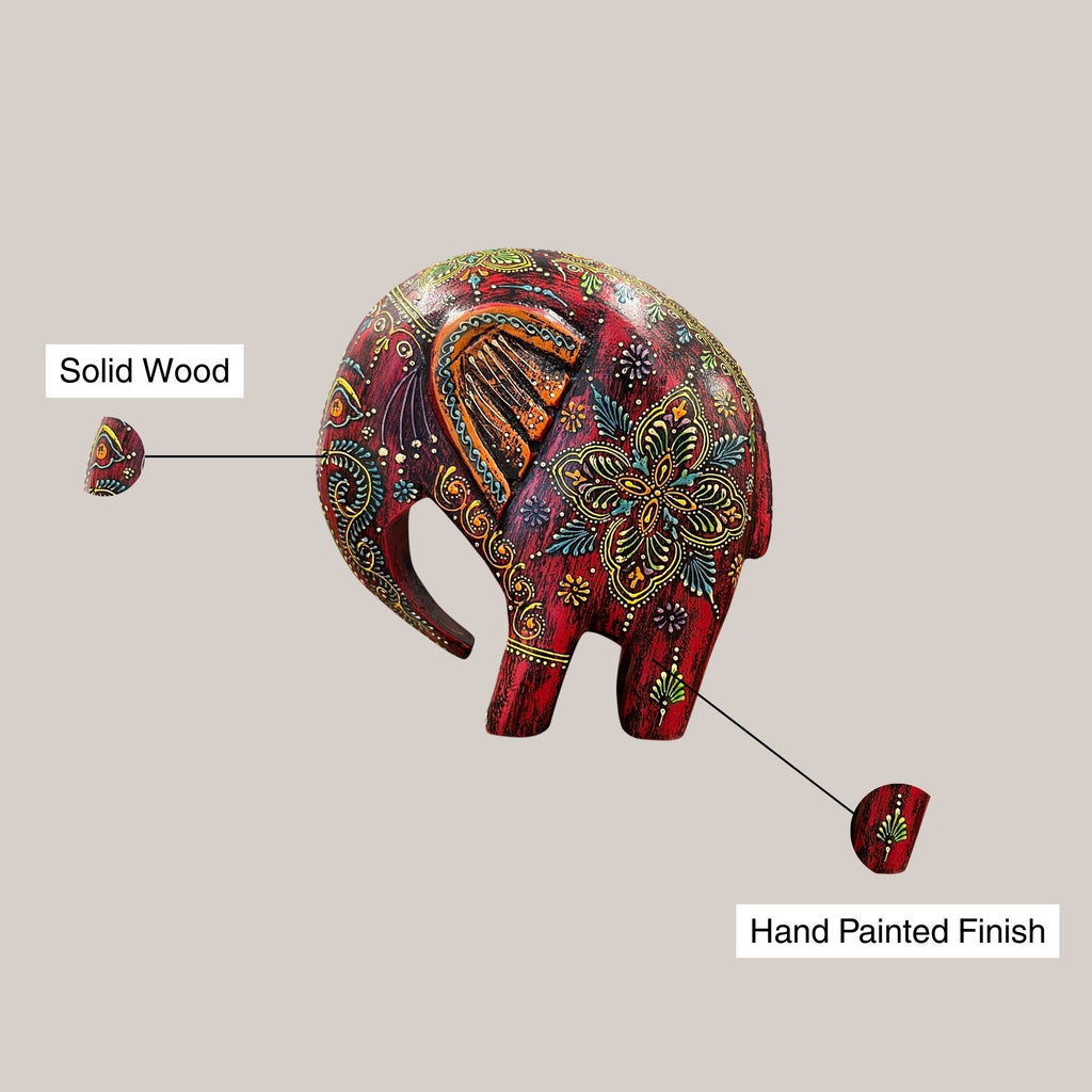 Swayed Elephant - Red