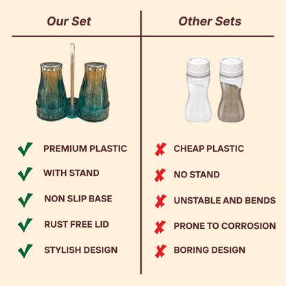 Green Salt and Pepper Shaker