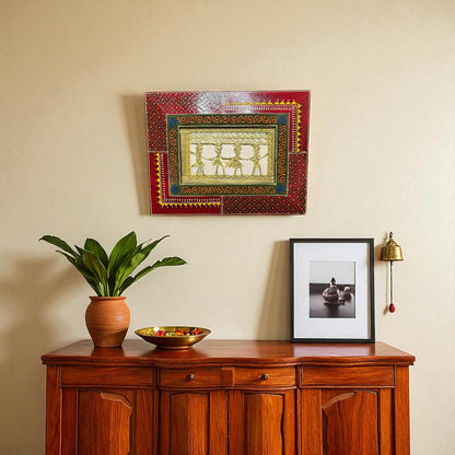 Triabal Wall Art - Red