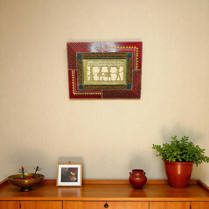 Triabal Wall Art - Red