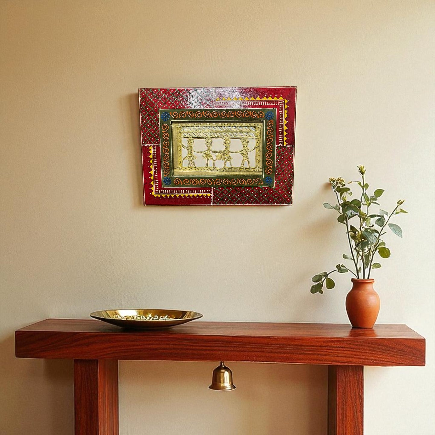 Triabal Wall Art - Red