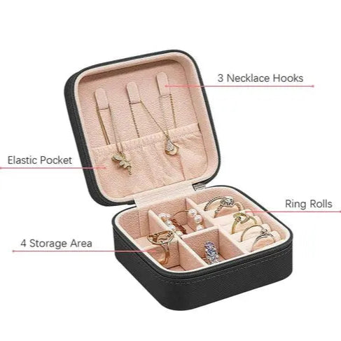 Leather jewellery box