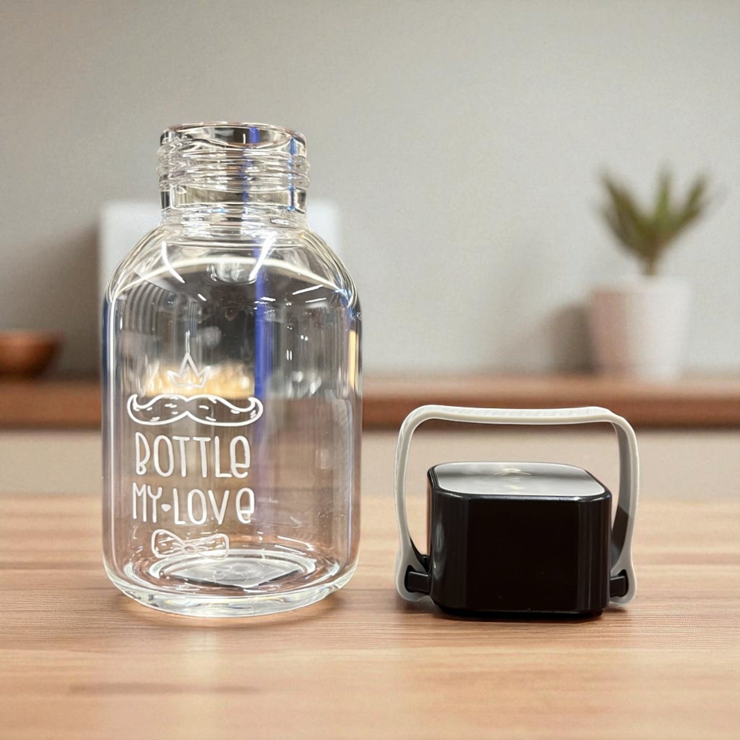Glass Bottles with Handle